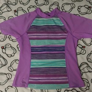 Girls Rashguard Swim Top